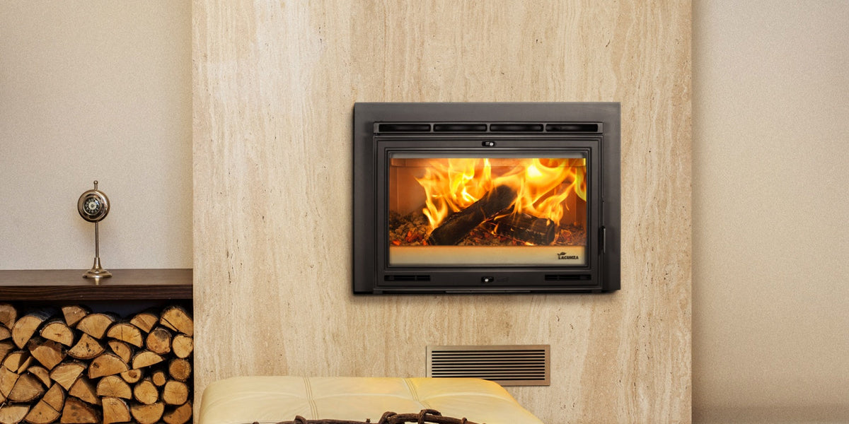 Chimenea de leña calefactora Lacunza Sarria 12 ECO