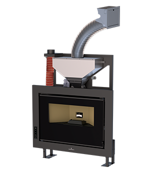 Insertable de pellet Bronpi BRUNO-SLIM