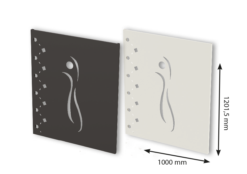 Panel Decorativo Serigrafiado de Acero Bronpi