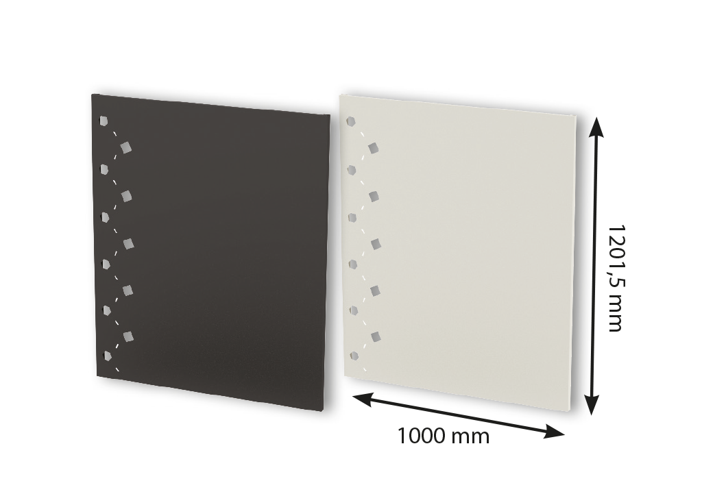 Panel Decorativo Liso de Acero Bronpi