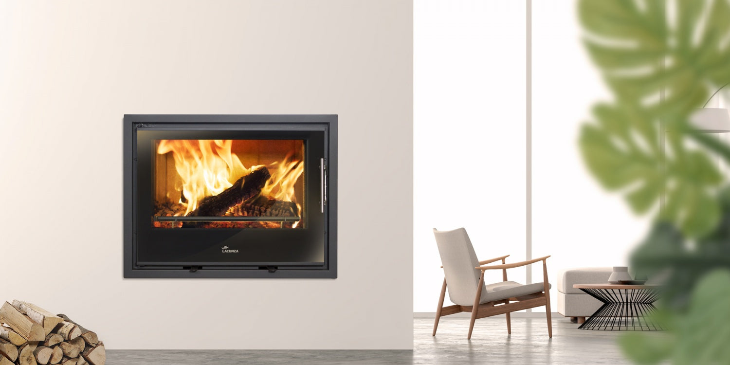 Chimenea de leña calefactora Lacunza Otazu ECO