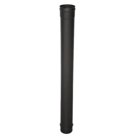 Tubo recto negro Bronpi BT15-N Ø150 mm · 1 metro
