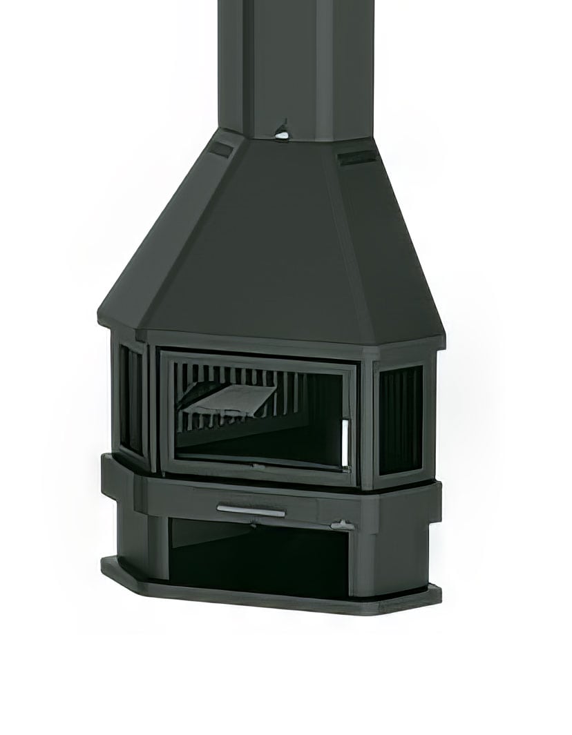 Estufa de Leña Chimenea Lorca-R (Bronpi)