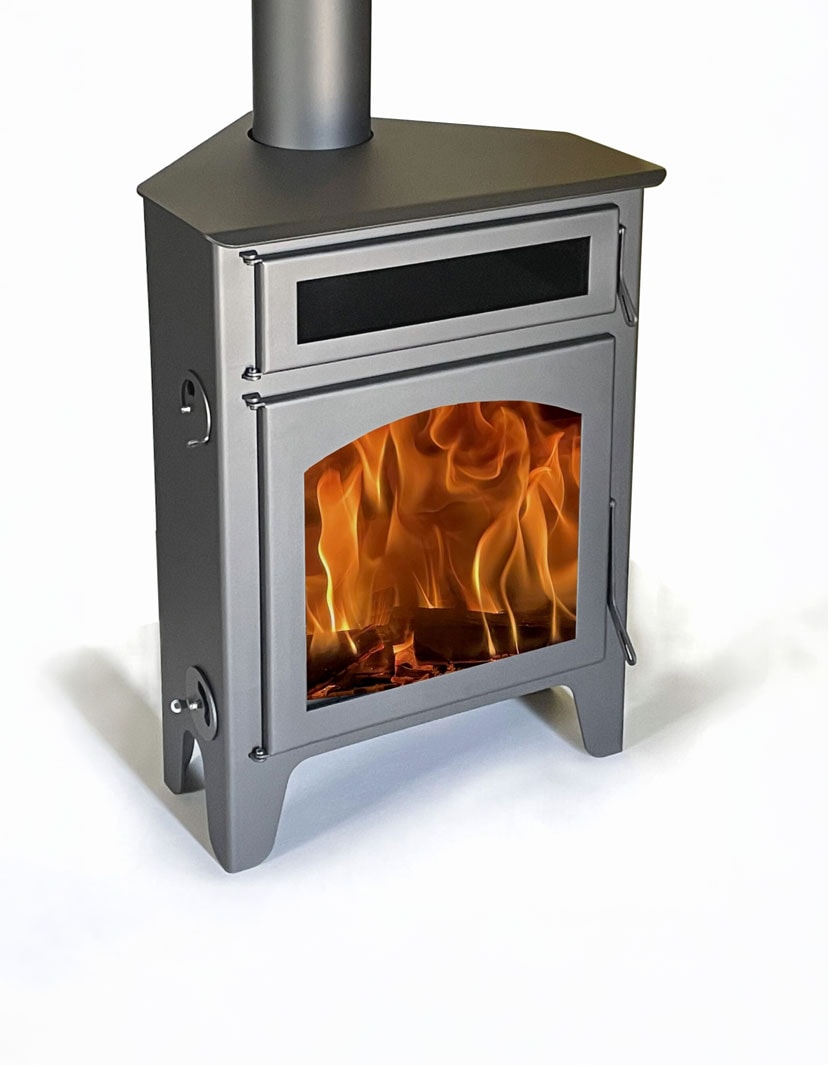 Estufa de Leña Juan Panadero R2 Horno Max (con horno) — perspectiva