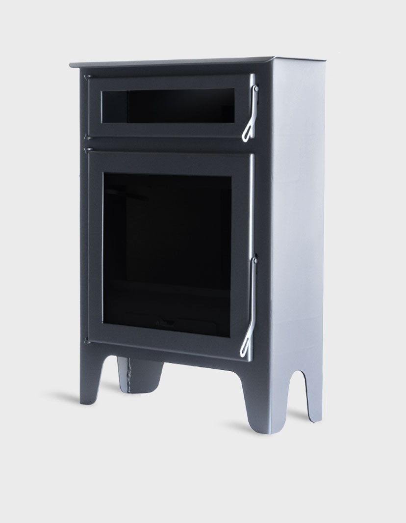 Estufa de Leña Juan Panadero R5 Horno Max (con horno) — lateral
