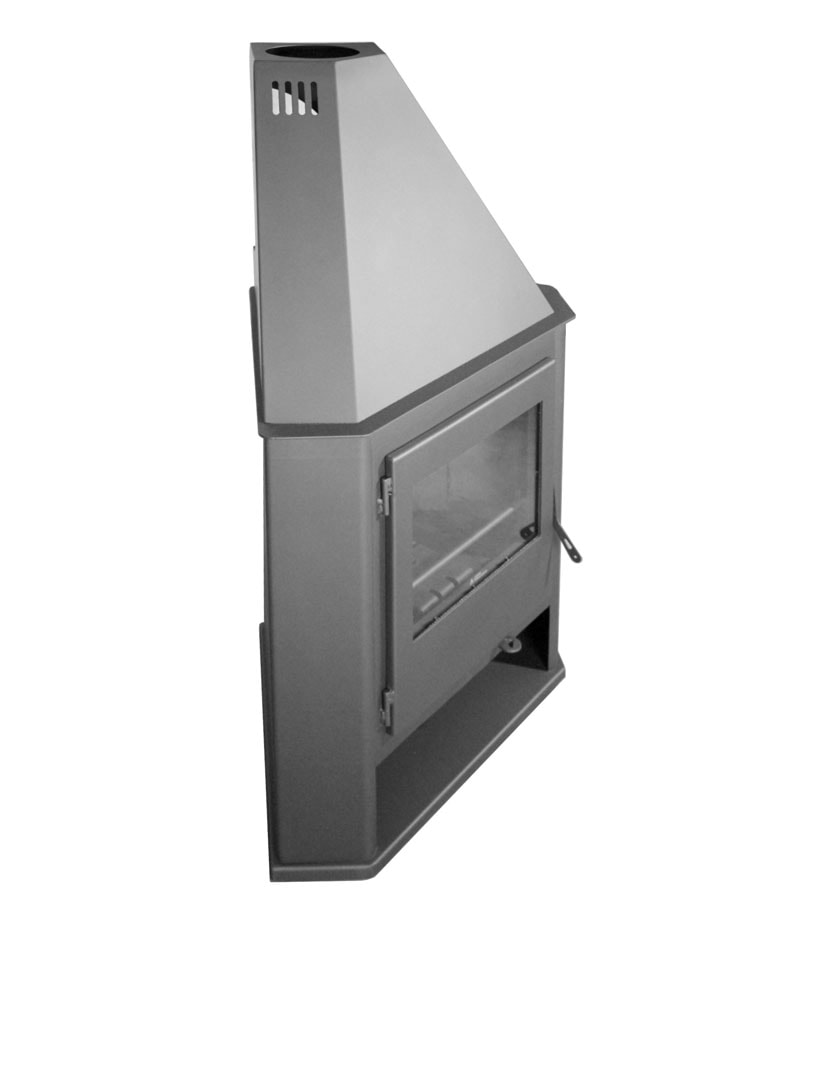 Estufa de Leña Chimenea R7 (Panadero) — lateral
