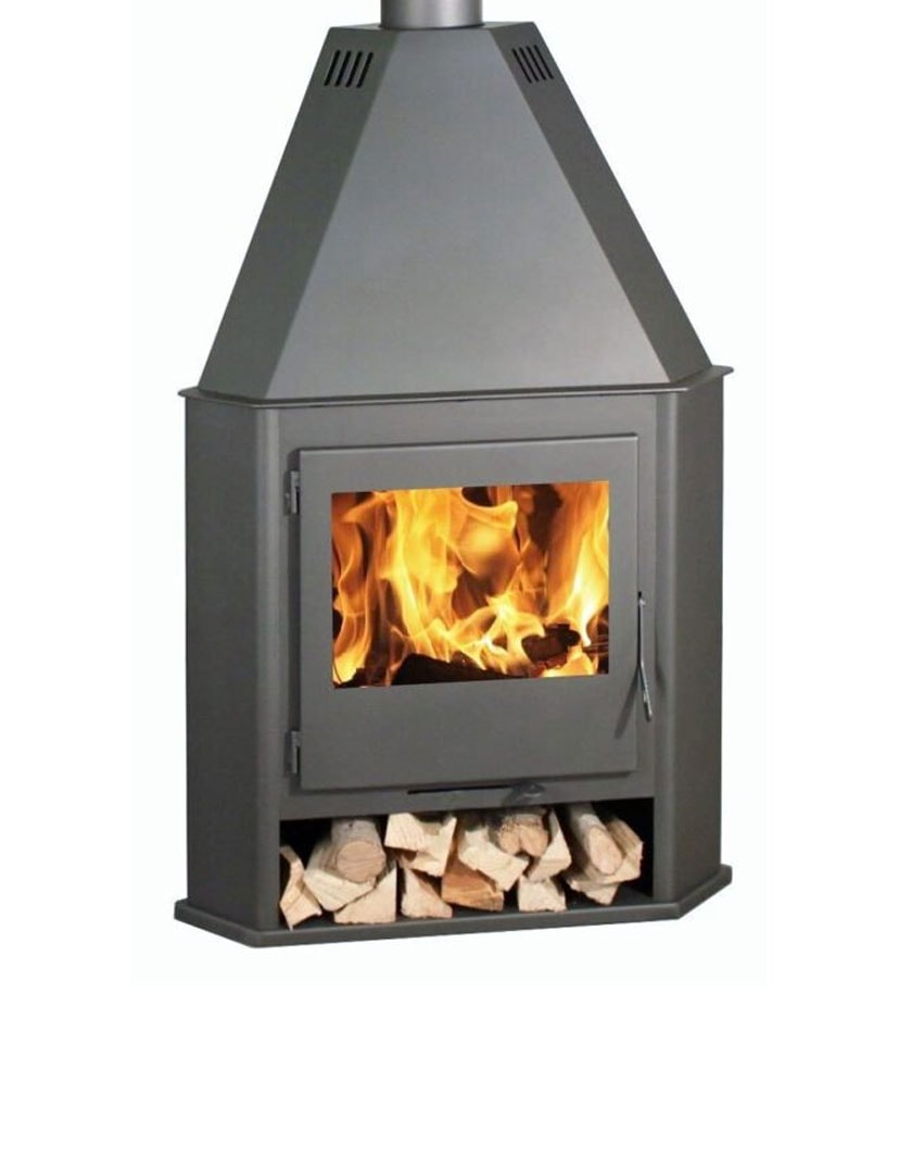 Estufa de Leña Chimenea R7 (Panadero) — perspectiva