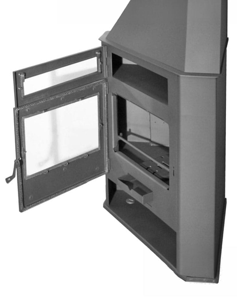 Estufa-Cocina de Leña Juan Panadero R8 Horno (con horno) — lateral