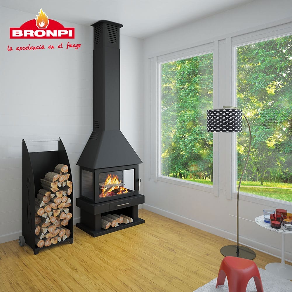 Estufa de Leña Chimenea Huesca (Bronpi)