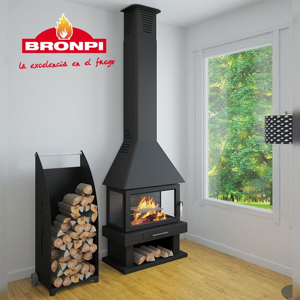 Estufa de Leña Chimenea Huesca (Bronpi)