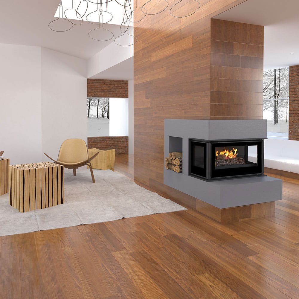 Estufa de Leña Insertable Paris 90-3C (Bronpi)