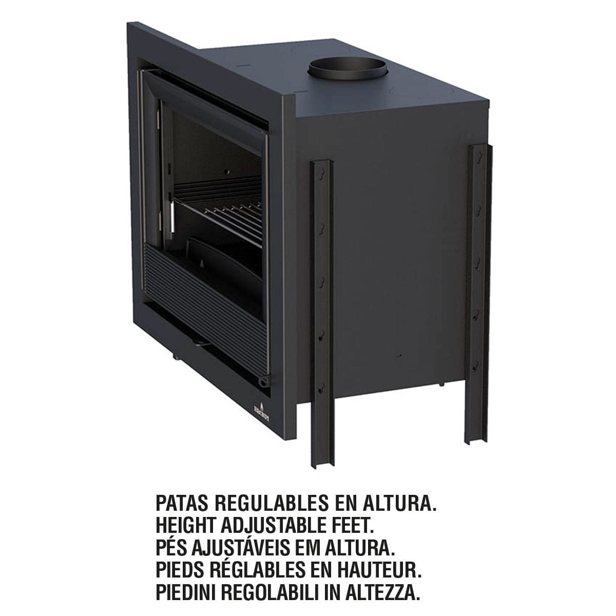 Estufa de Leña Insertable Paris 90-3C (Bronpi)