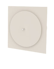Rejilla regulable Bronpi R-1-B blanca, vista frontal