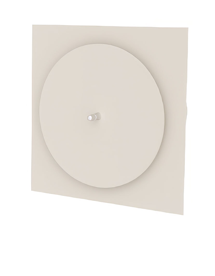Rejilla regulable Bronpi R-1-B blanca, vista frontal