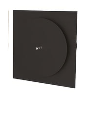 Rejilla regulable Bronpi R-1-N negra, vista frontal
